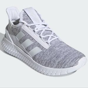 Adidas Kaptir 2.0 Low Men's 9 Running Shoes Cloud White Gray H00276 NEW